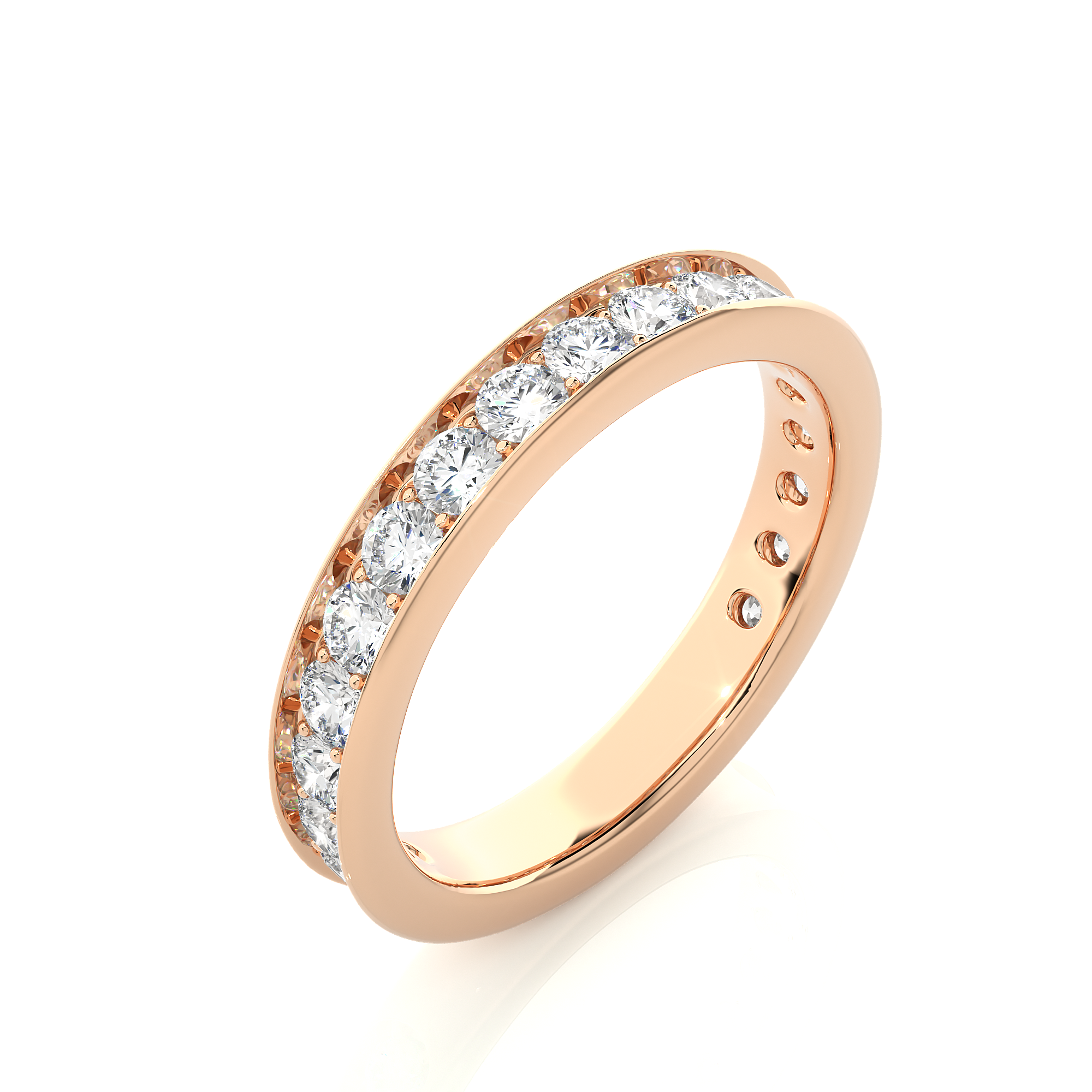 1.12 Carat G Color VS1 Clarity Diamond Studded Natural Diamond Ring.
